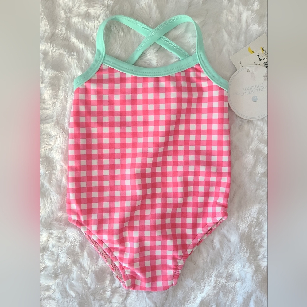 NTW Edgehill Collection Infant Girls Swim Suit, Sz 6-9M
